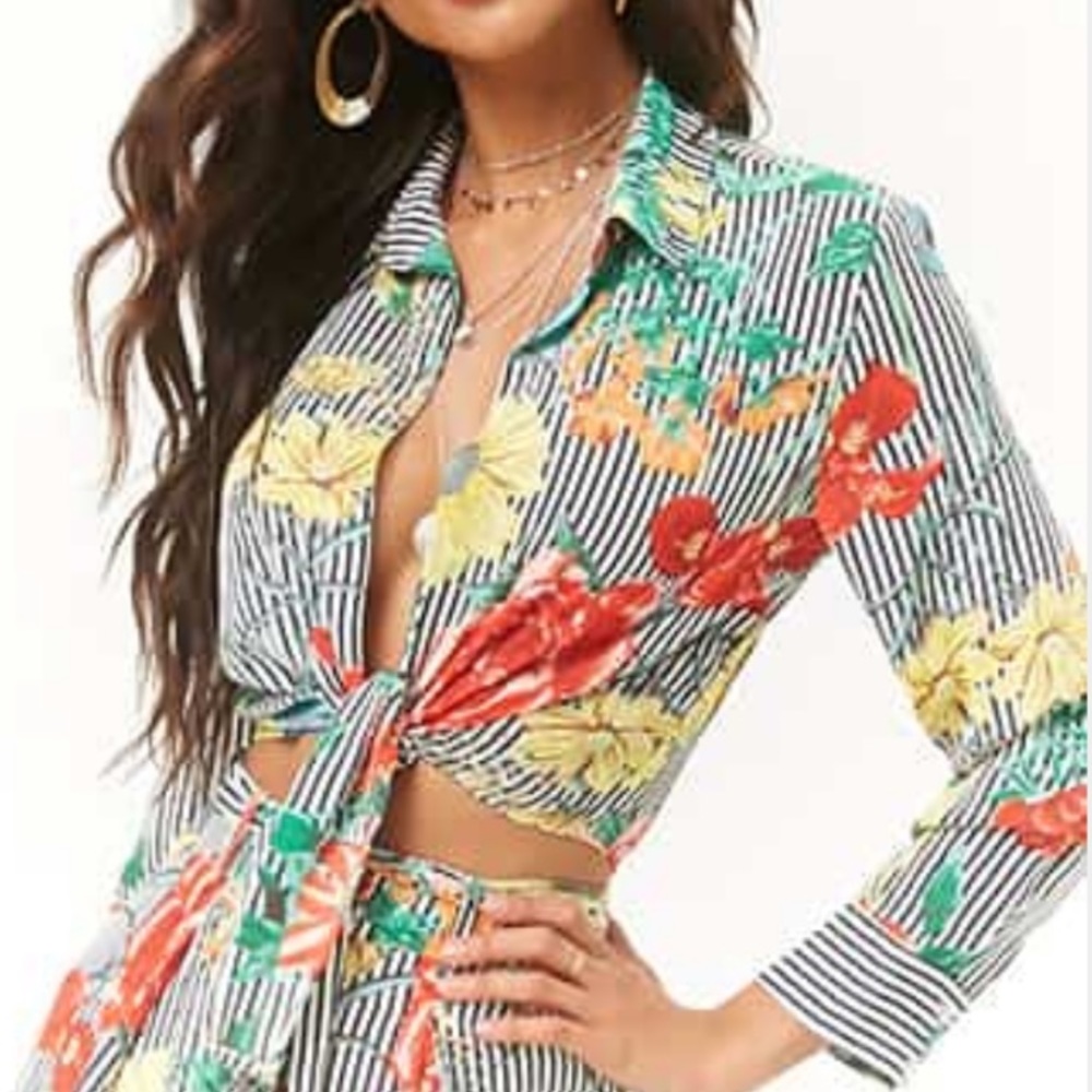 Floral Crop Top